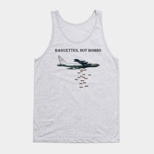 Baguettes, Not Bombs Tank Top